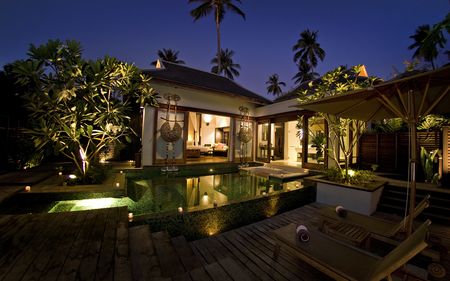Anantara Phuket Garden Pool Villa at night