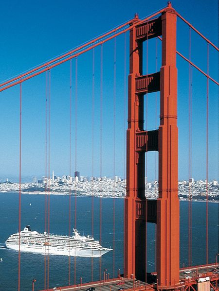 Crystal Symphony - Golden Gate Bridge, San Francisco